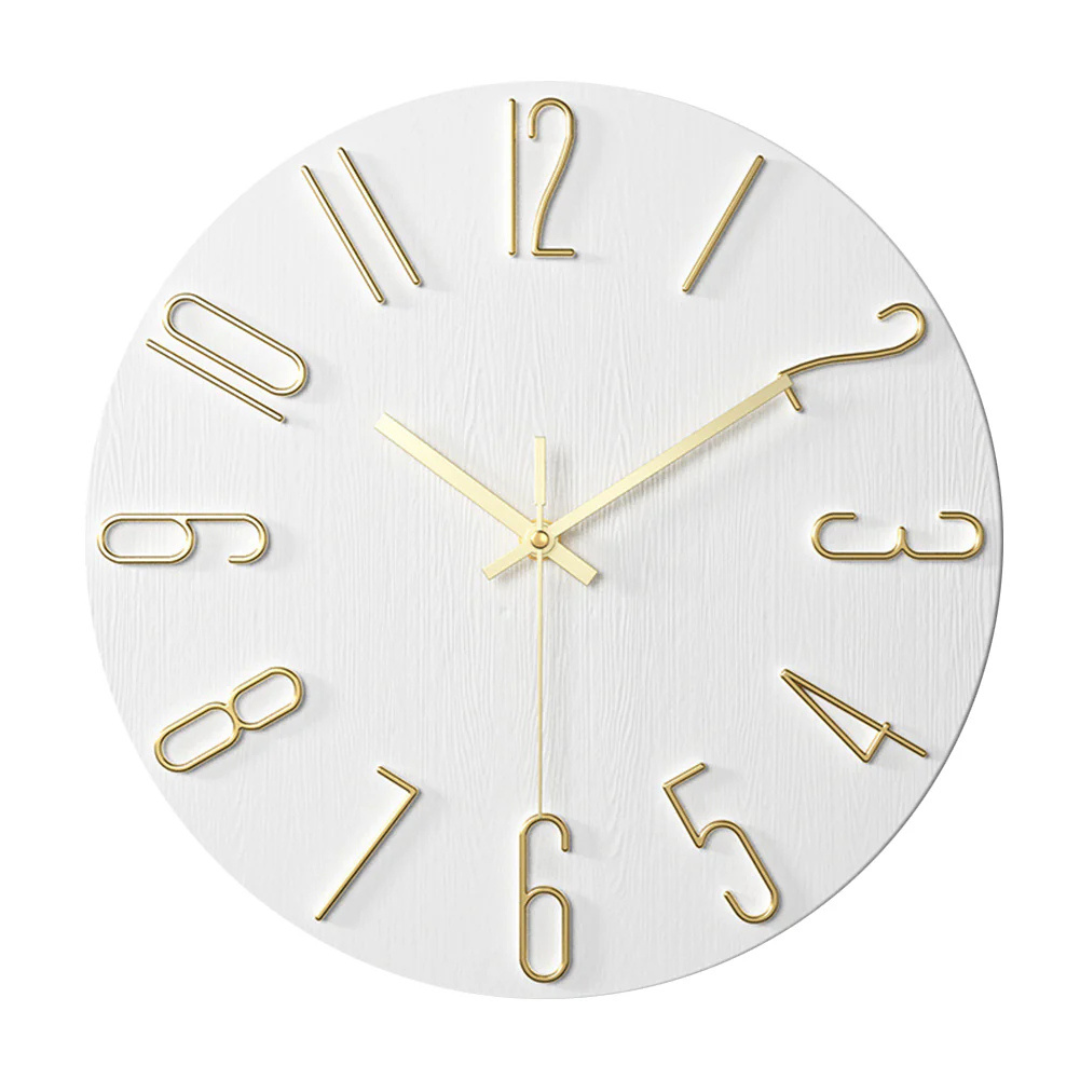 Simple Large Quartz Wall Clock