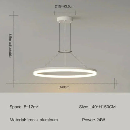 Stylish Slim Pendant Light