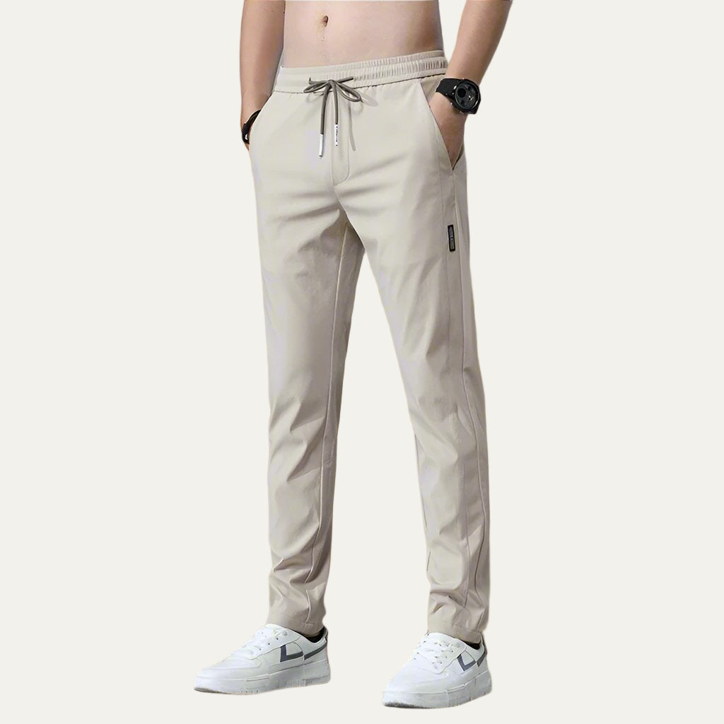 Men’s Slim Straight Athletic Trousers