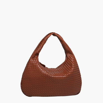 Women's structured hobo bag with adjustable shoulder strap