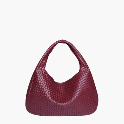 Women's structured hobo bag with adjustable shoulder strap