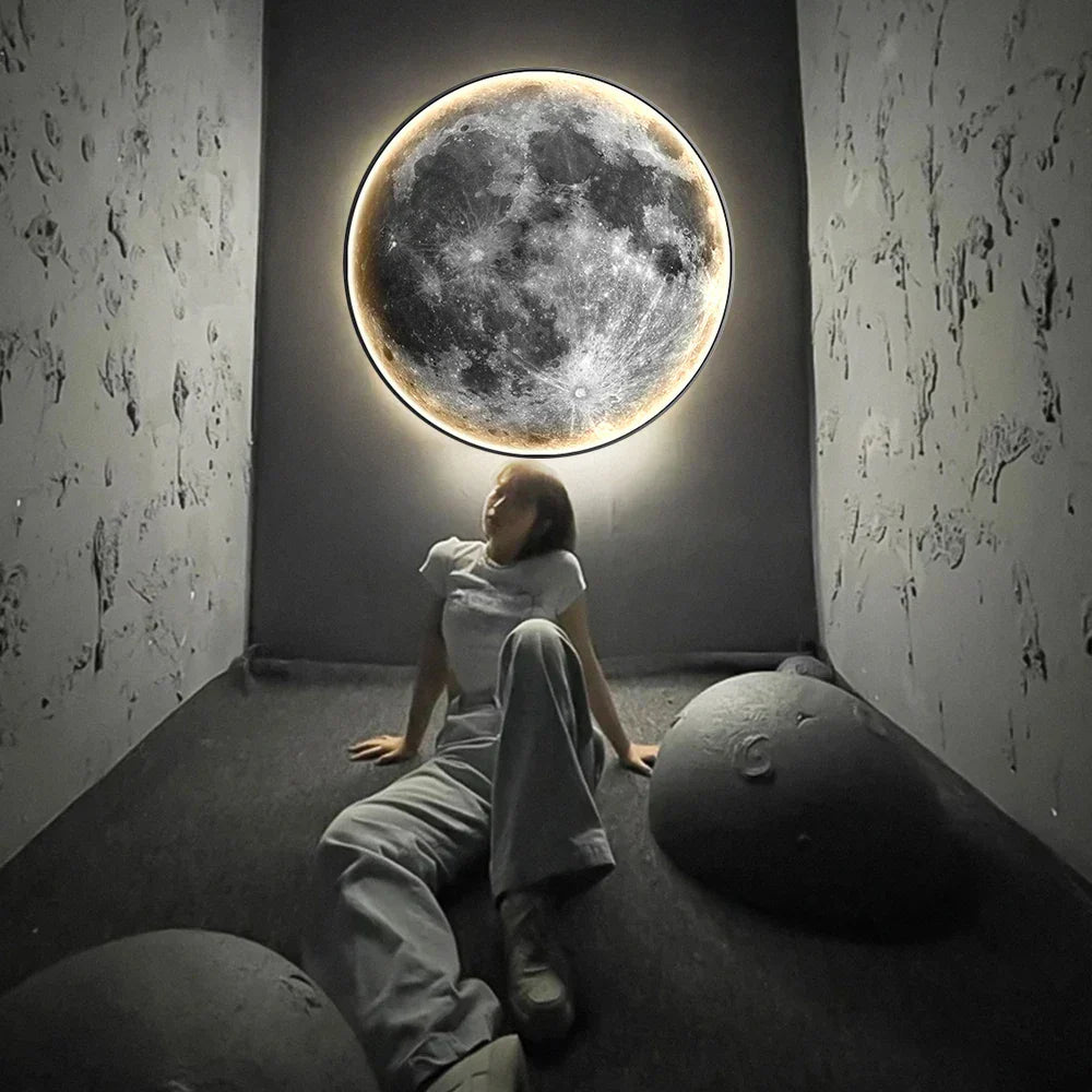 Soft Moon Glow Bedroom Wall Lamp - BritishElegance