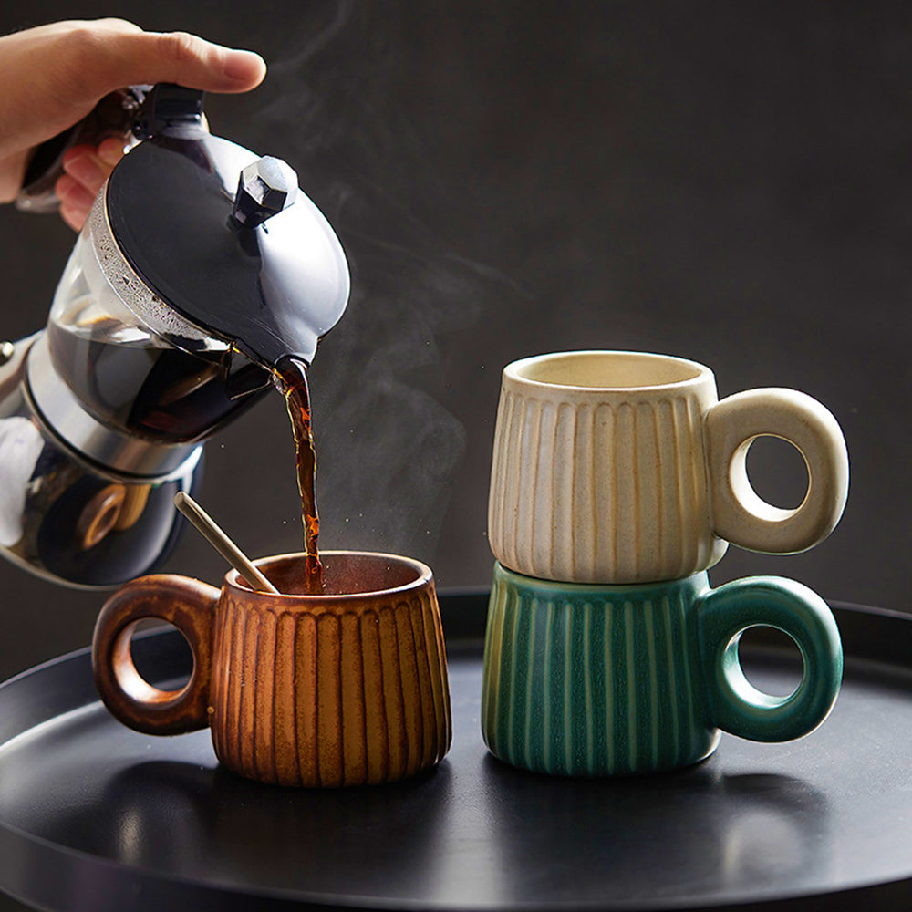 Unique Artisan Ceramic Coffee Mug - BritishElegance