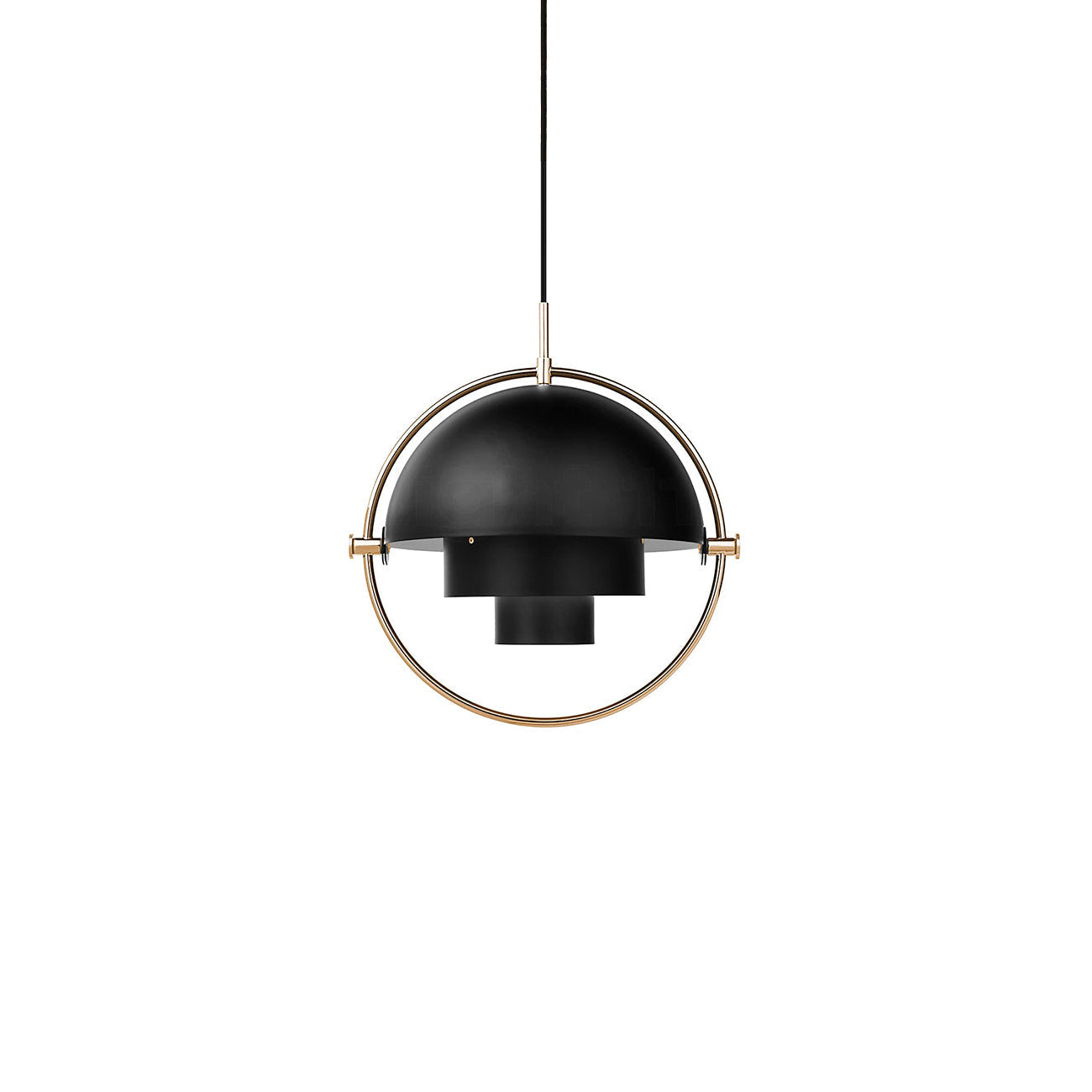 Layered Glass Pendant Light With Nested Shades