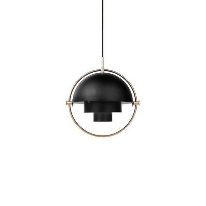 Layered Glass Pendant Light With Nested Shades