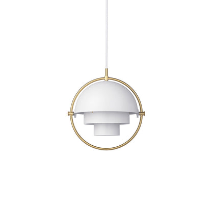 Layered Glass Pendant Light With Nested Shades
