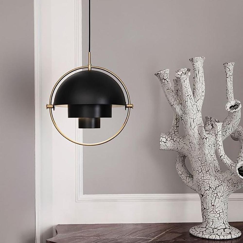 Layered Glass Pendant Light With Nested Shades - BritishElegance