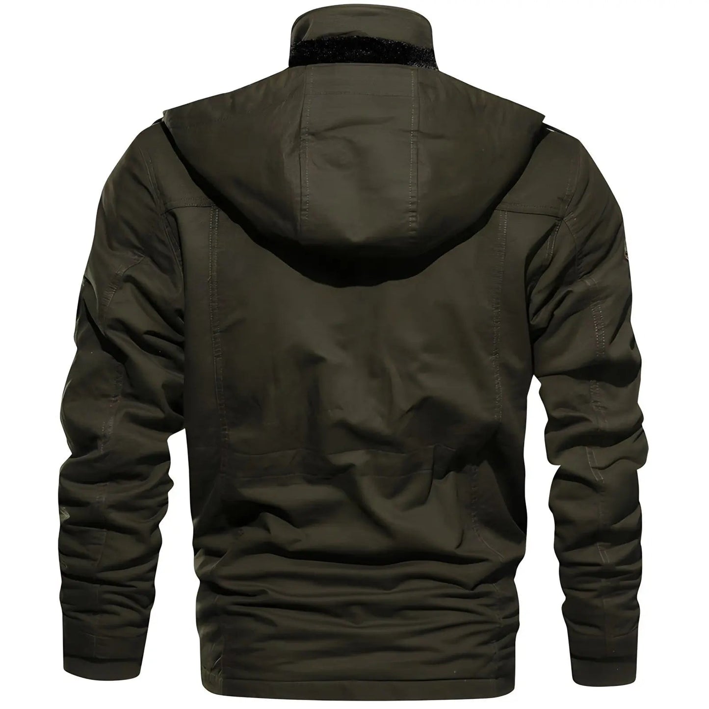 Multi-Pocket Military Jacket for Men
