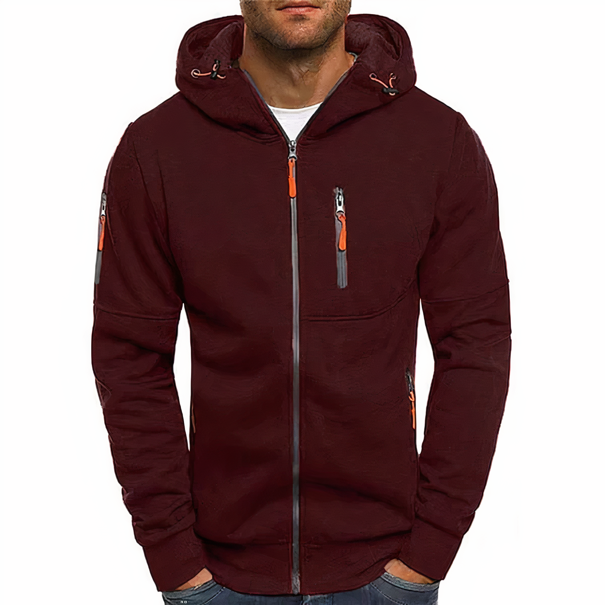 Nathan zippered hoodie