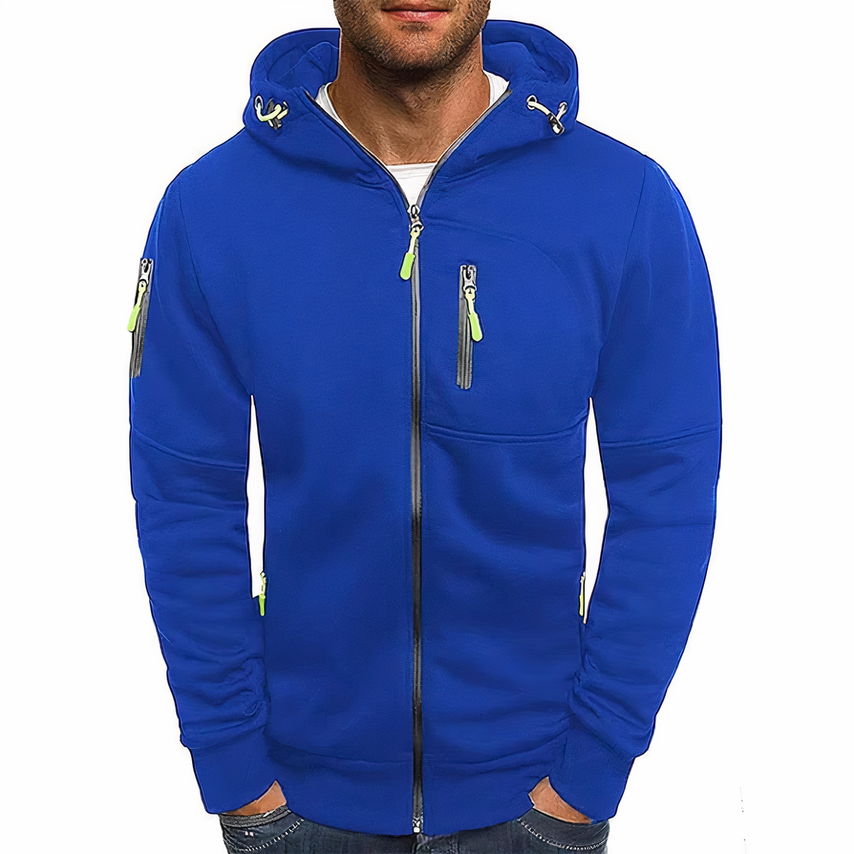 Nathan zippered hoodie