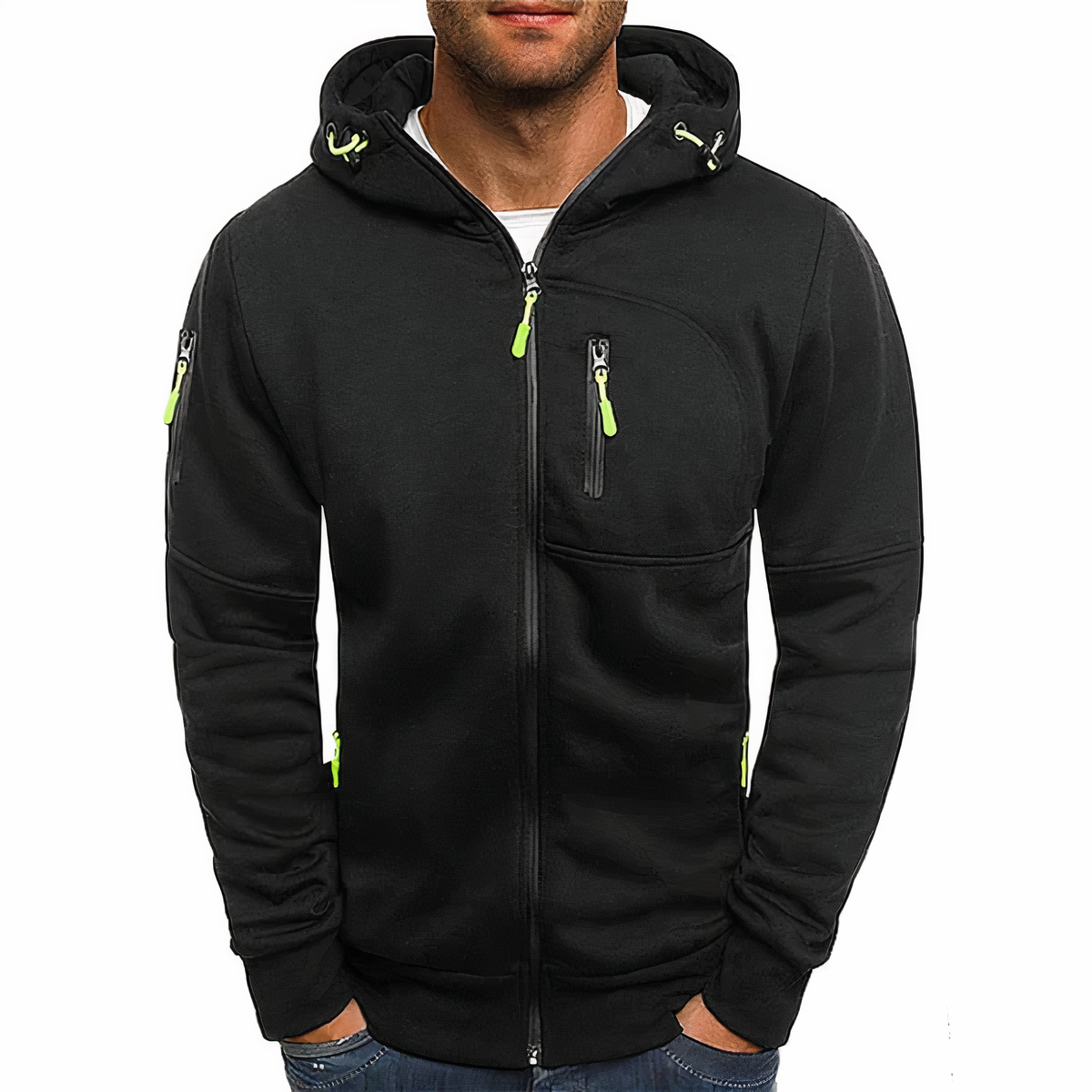 Nathan zippered hoodie