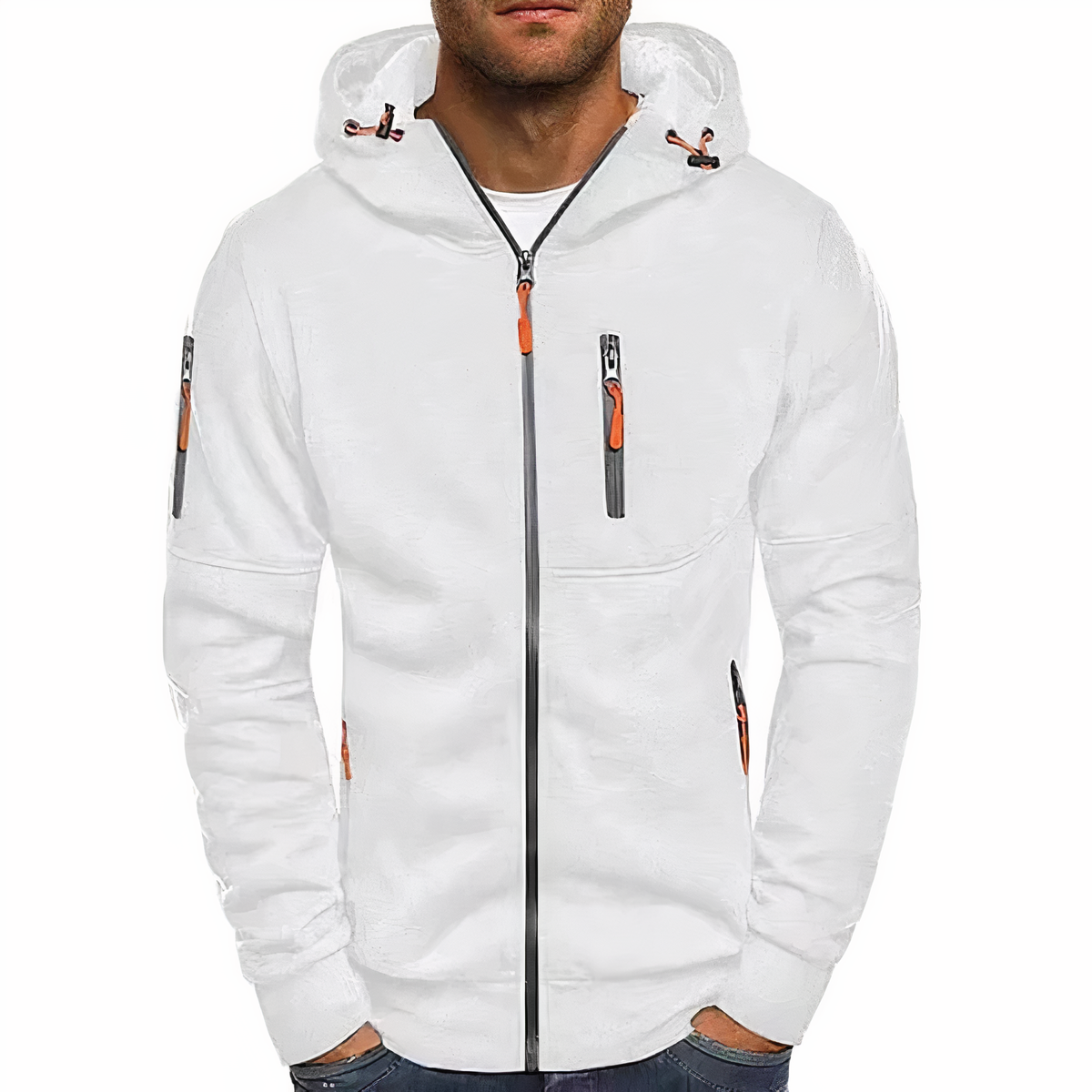 Nathan zippered hoodie