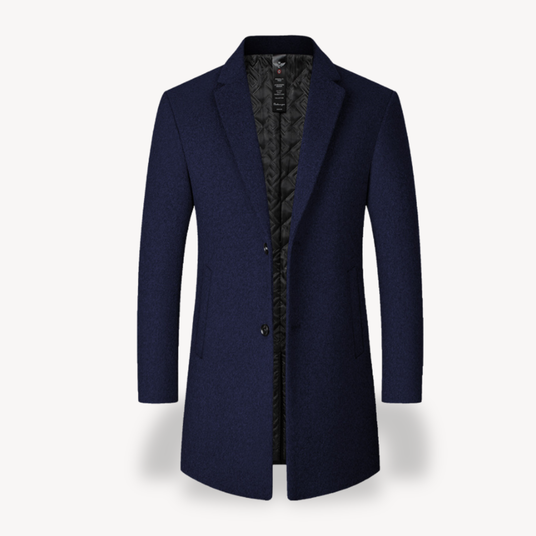Men's Coat - Wool Blend Winter Coat