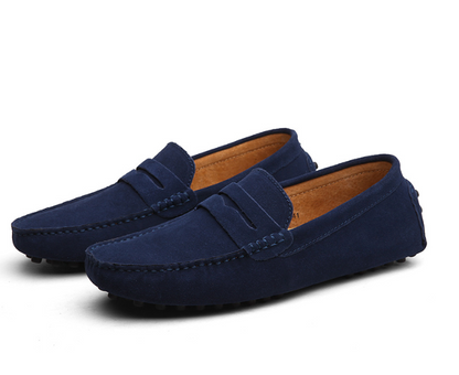 Italian Casual Black Loafers