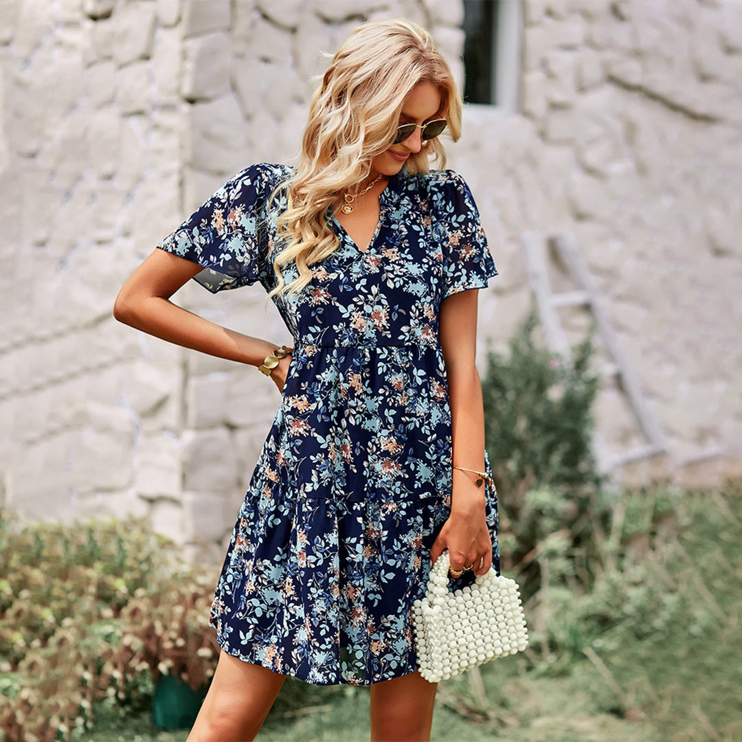 Women's Simple Summer Mini Dress