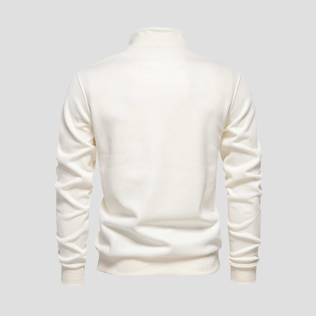 Men’s Minimalist Quarter-Zip Pullover