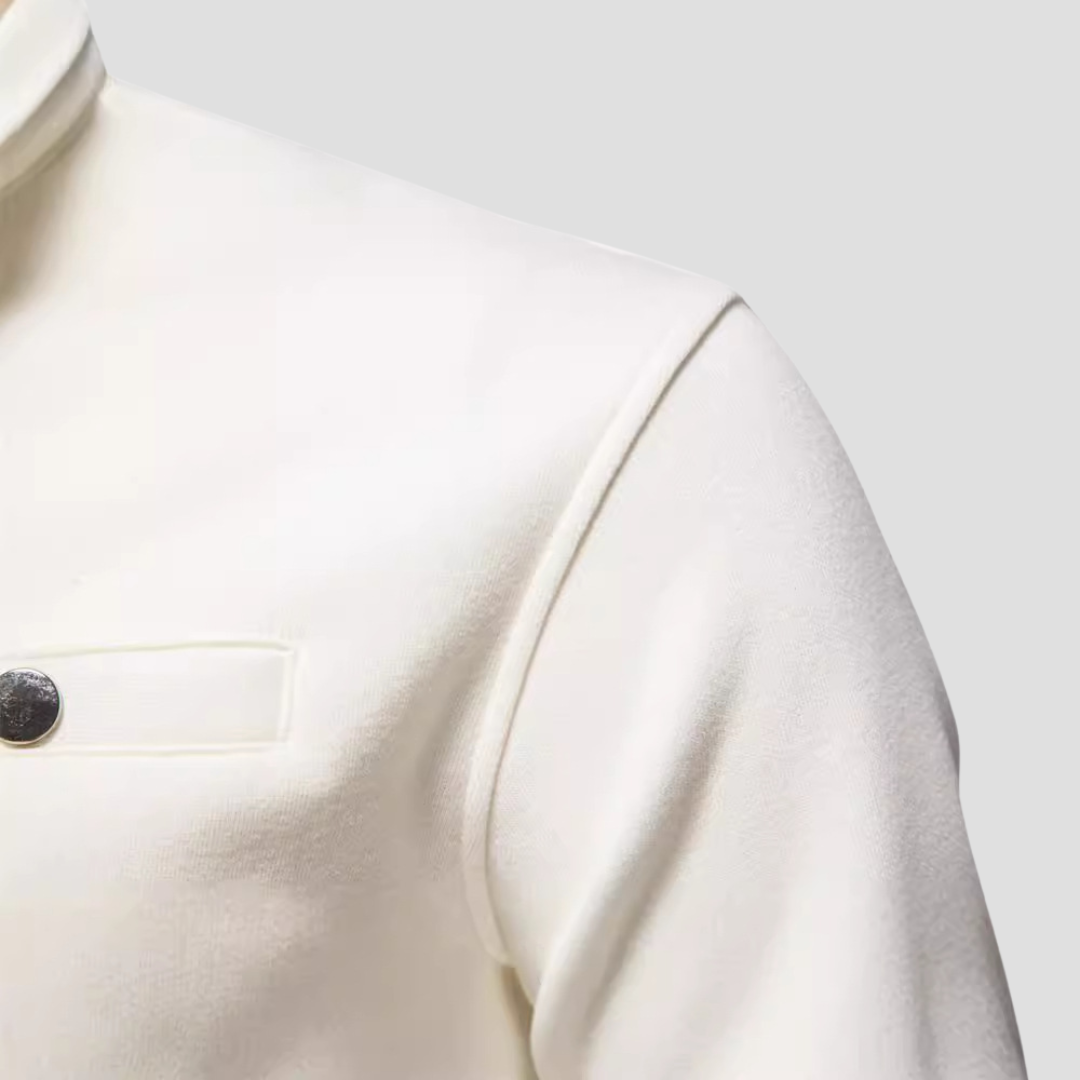 Men’s Minimalist Quarter-Zip Pullover