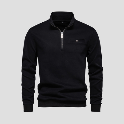 Men’s Minimalist Quarter-Zip Pullover
