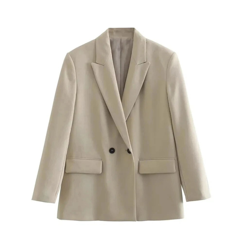 Classic Fit Two Button Blazer