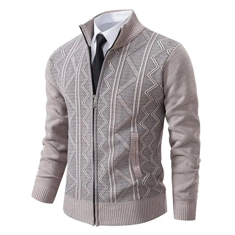 Men’s Quilted Hybrid Knit Sleeve Jacket
