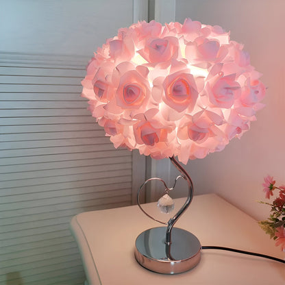Floral Touch Table Lamp for Bedroom