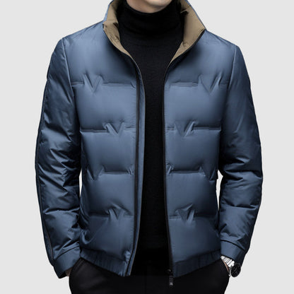 Cevori Quilted Style Stand-Up Collar Puffer Jacket
