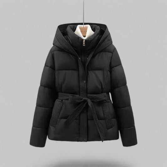 New Winter Jacket Parka Belted Coat
