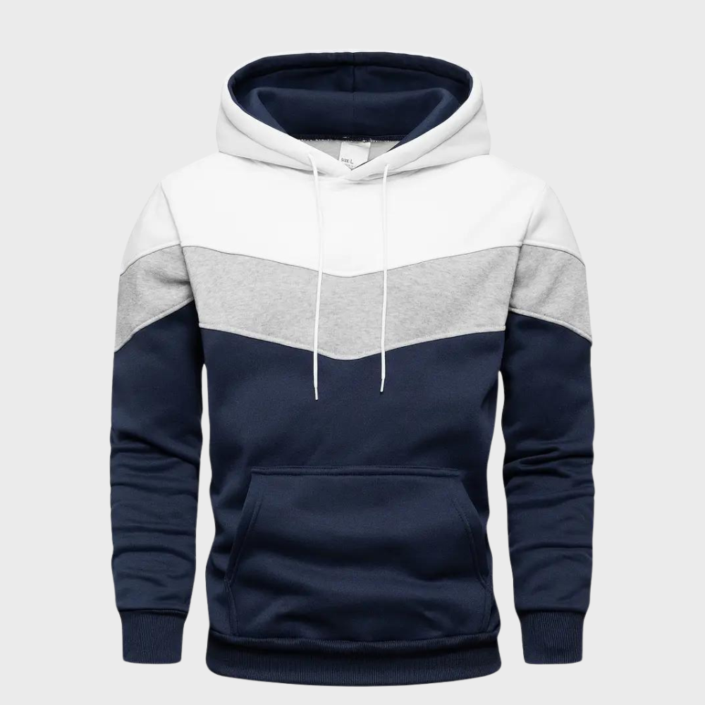 Niels: A fashionable men's hoodie with an adjustable hood