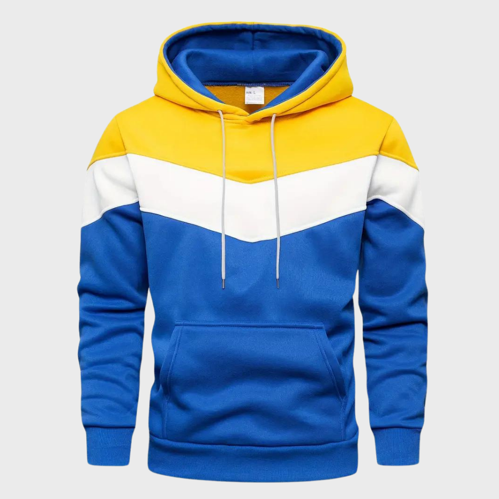 Niels: A fashionable men's hoodie with an adjustable hood