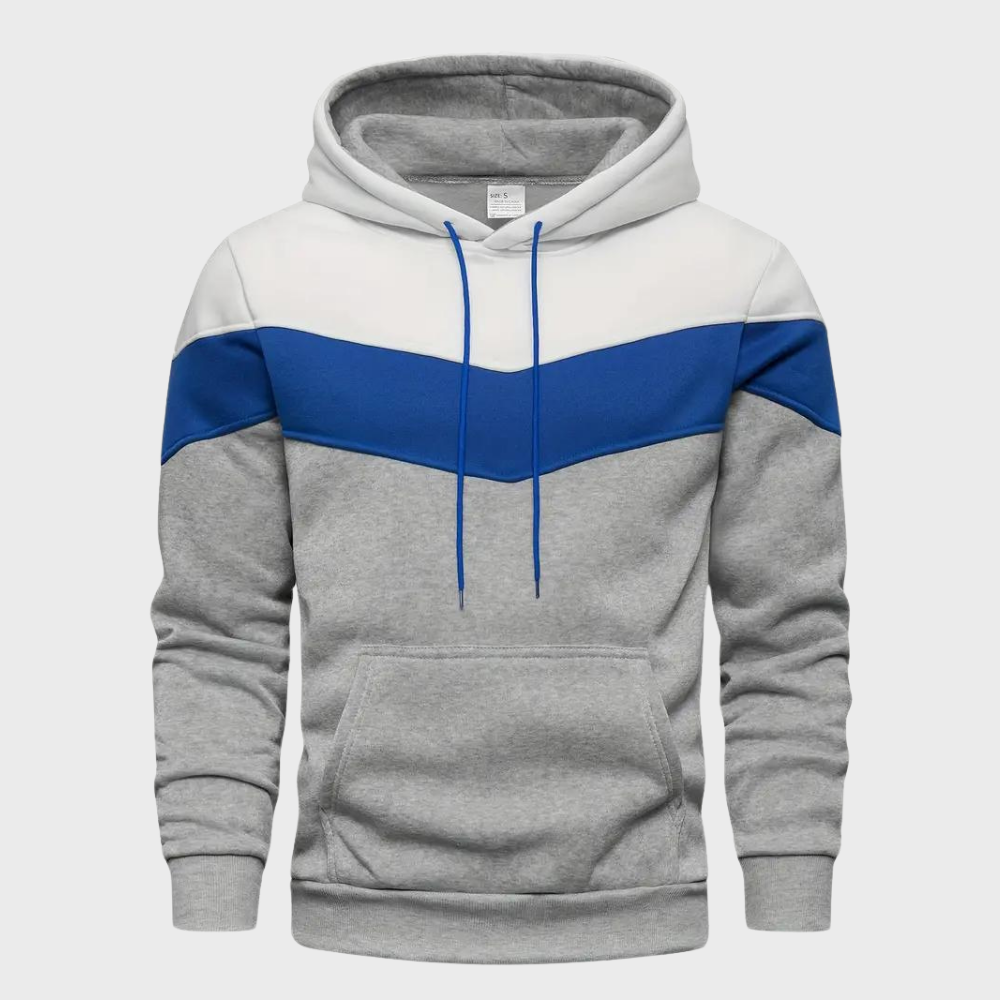 Niels: A fashionable men's hoodie with an adjustable hood