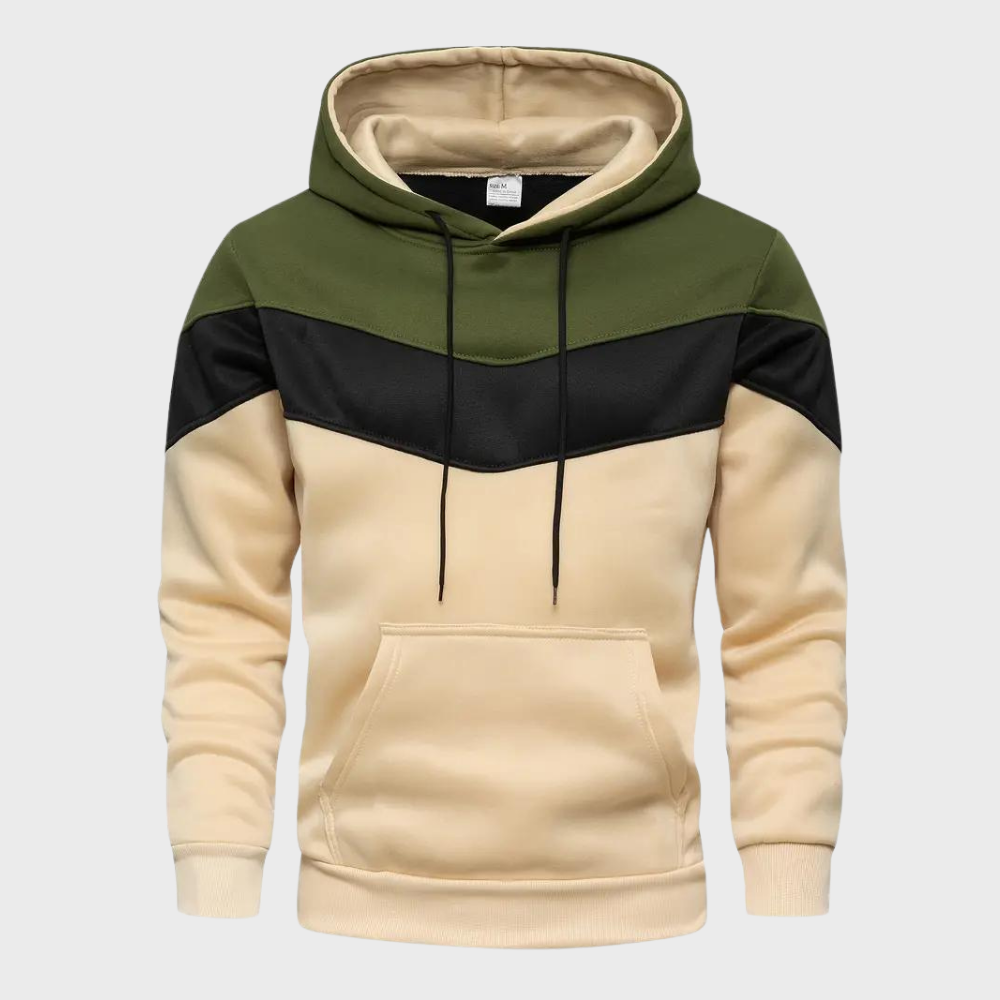 Niels: A fashionable men's hoodie with an adjustable hood