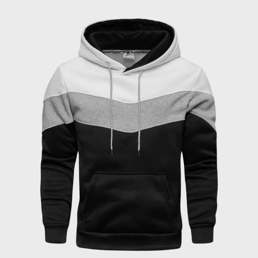 Niels: A fashionable men's hoodie with an adjustable hood