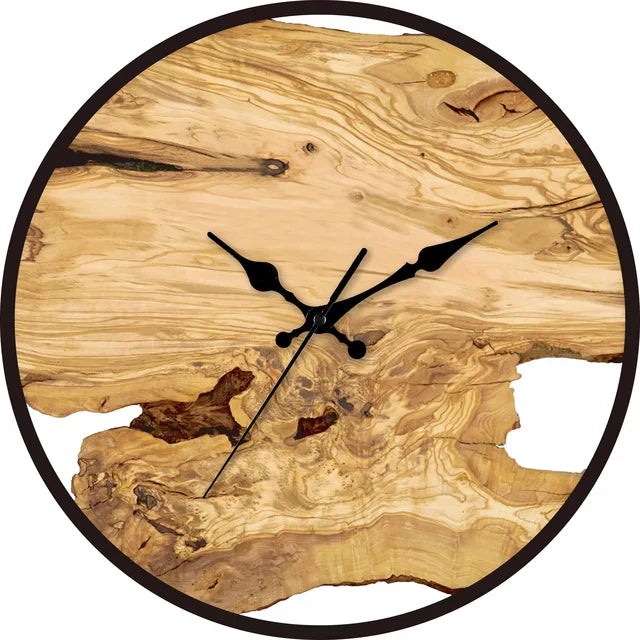 Clear Glass Modern Wall Clock