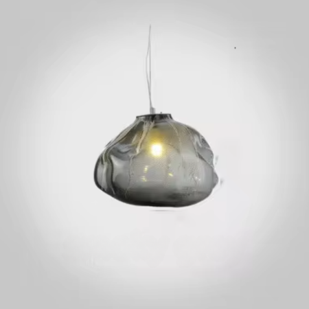 Airy Cloud Glass Drop Light
