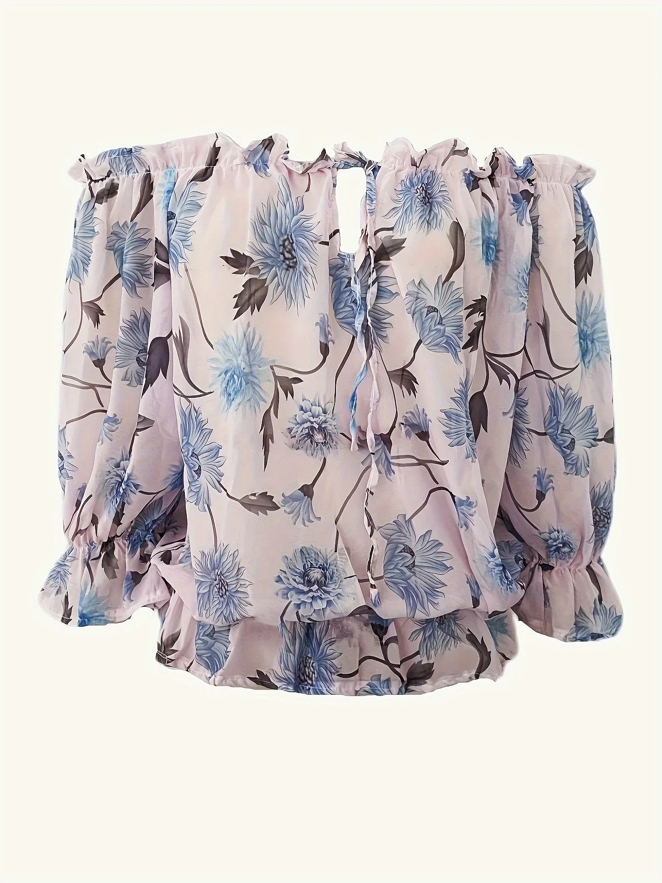 Niveah Blouse | Women's Off-Shoulder Floral Blouse