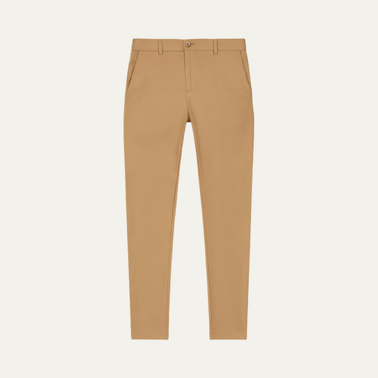 The Santorini Classic Chino Trousers For Men - Brown