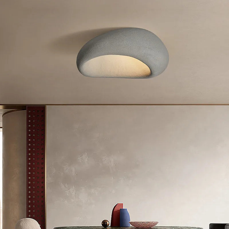 Natural Wooden Ceiling Lamp with Warm Soft Glow - BritishElegance