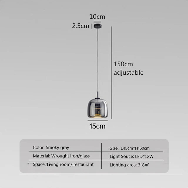 Sleek Glass Table Lamp for Modern Spaces