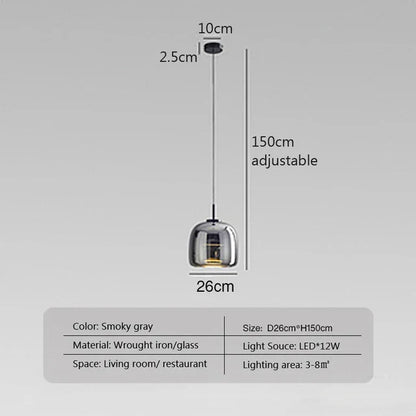 Sleek Glass Table Lamp for Modern Spaces