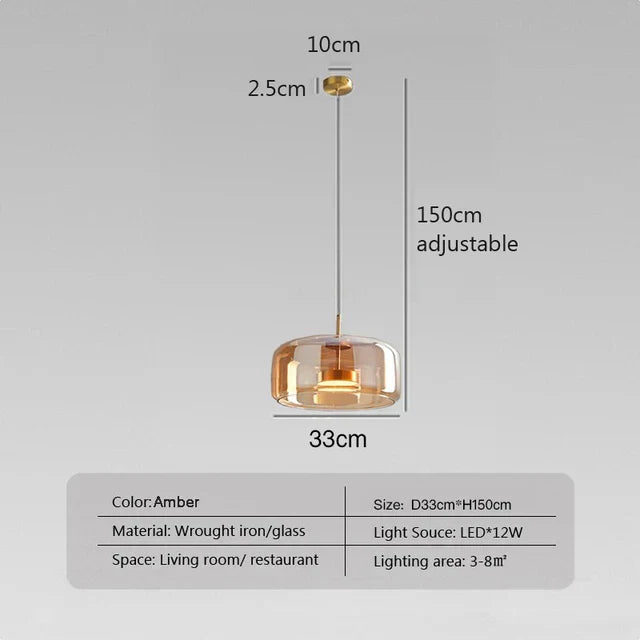 Sleek Glass Table Lamp for Modern Spaces