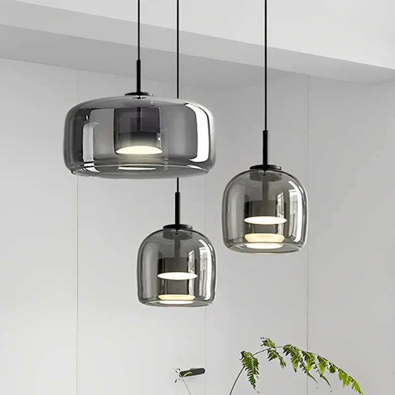 Clear Glass Pendant Lamp For Modern Homes