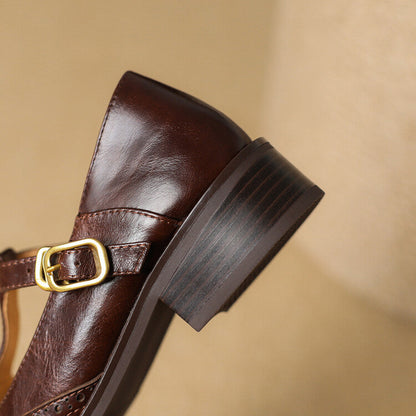 Myra Genuine Leather Shoes