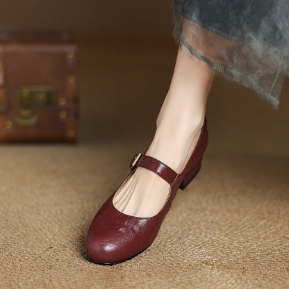 Elva Genuine Leather Shoes