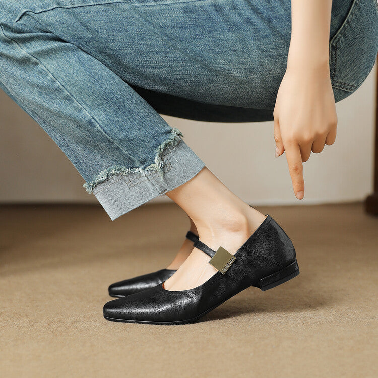 Ulan Genuine Leather Pumps