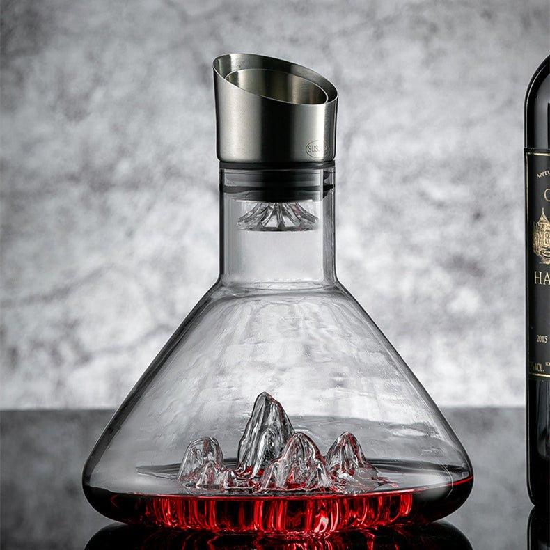 Elegant Glass Wine Decanter - BritishElegance