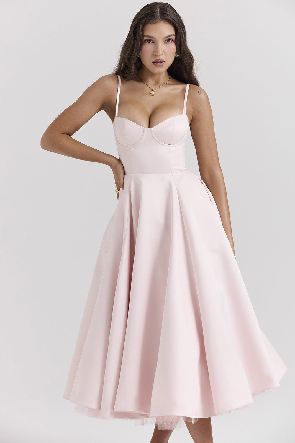 Beautiful Ruffled Off Shoulder Maxi Dress