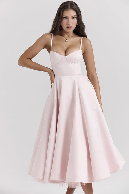 Beautiful Ruffled Off Shoulder Maxi Dress