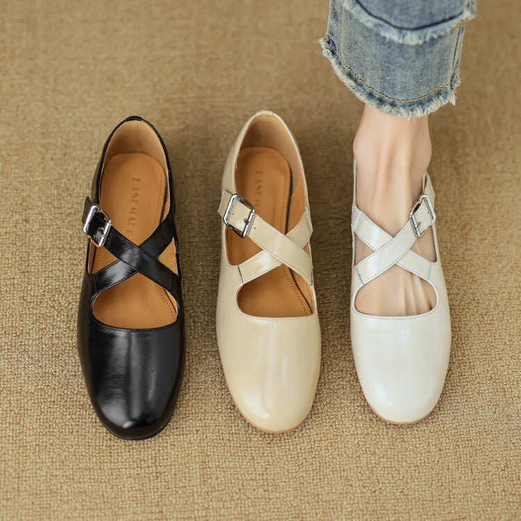 Nyra Genuine Leather Shoes