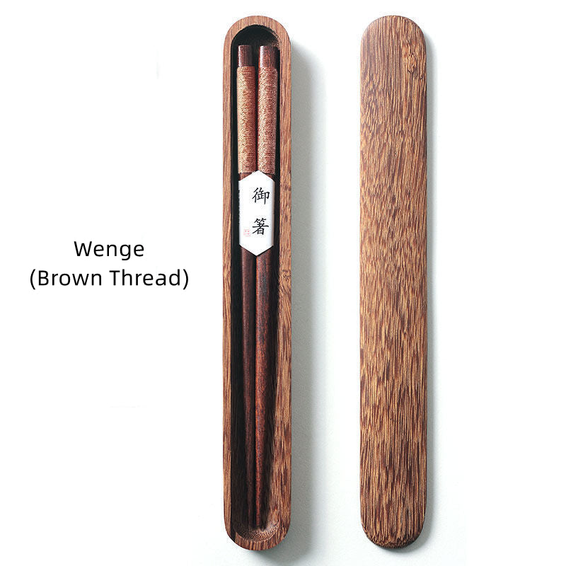 Traditional Wooden Chopsticks Set in Gift Box