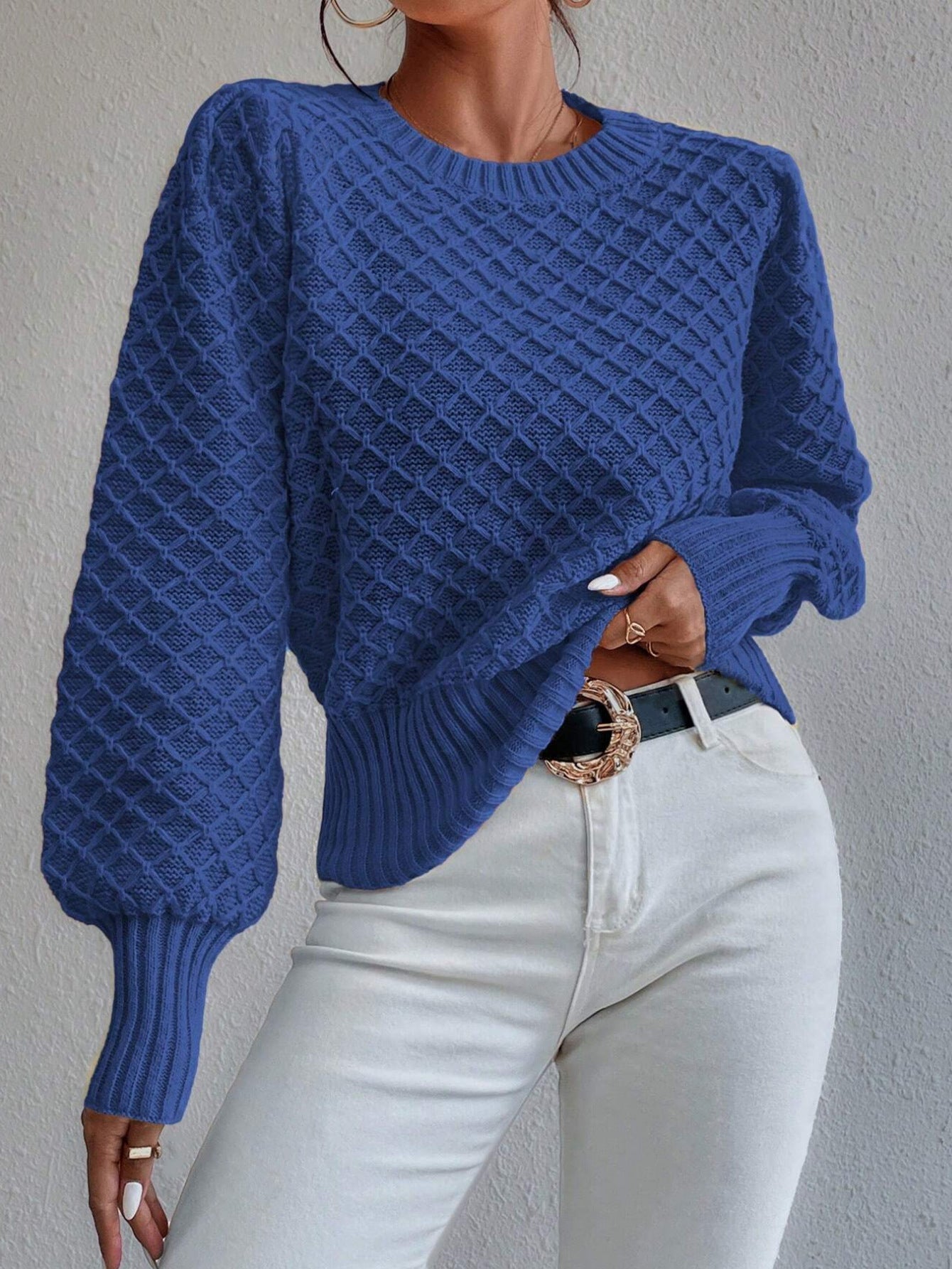 Soft Knit Women's Crew Neck Sweater